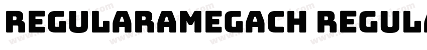 regularAmegach regular字体转换